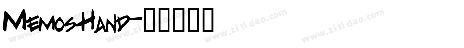 Memos Hand字体转换